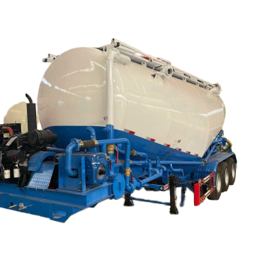 Semi-trailer Tanker for Sale: 40 Ton Carbon Steel Cement Trailer