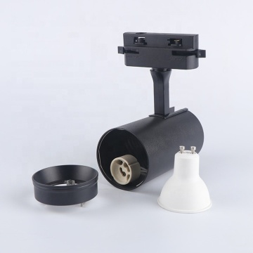 Lampu trek Cob hitam 2 kawat - 12W/25W GU10 LED Spot Track Lamp