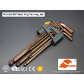 black zinc allen hex key of hardware tools