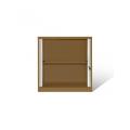 Metal File Cabinets with Horizontally Sliding Tambour Doors