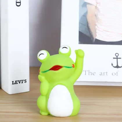 Bath Mini Green Frog PVC Animal Toy
