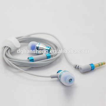 3.5mm blue rhinestone headphone new crystal studded headphones