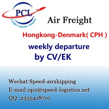 International air freight from Hongkong to Finland (CPH) airport