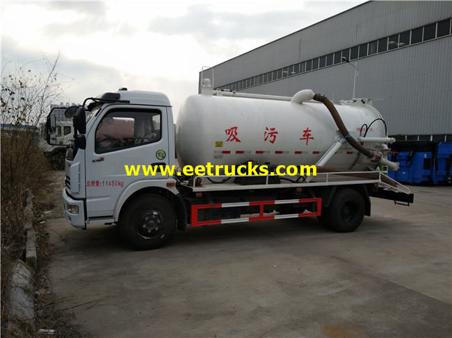 Dongfeng 8m3 Septic Vacuum Trucks