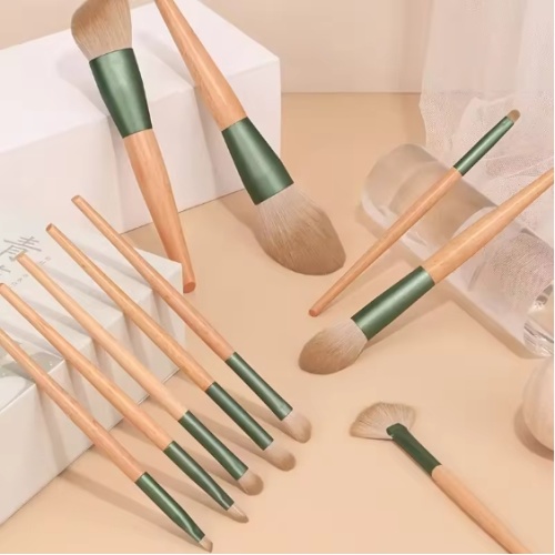 Makeup Brushes Using Step