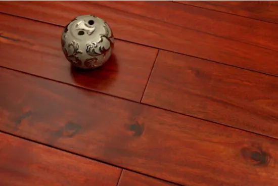 Acacia Mangium hardwood floors in mahogany stain