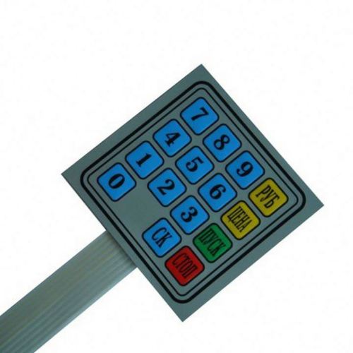 Membrane Switch With Lcd Display Customized embossed parts of electrical control panel Manufactory