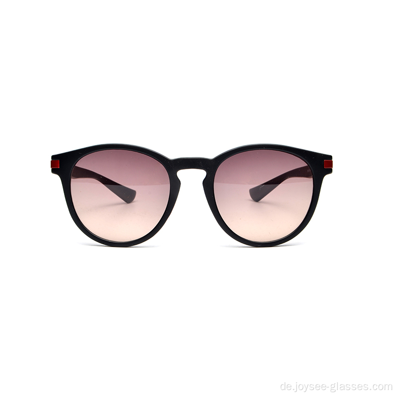 Berühmter guter Rahmen mit mehrfach Farben Linsen TR90 Runde Sonnenbrille