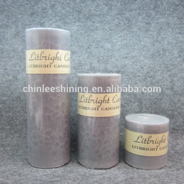 Home decorative scented or unscented pillar candle, church candle