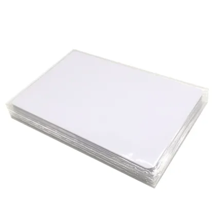 Offset silk digital printing inkjet id card