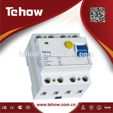Europe Standard UL RoHS certificated residual current operated circuit breaker