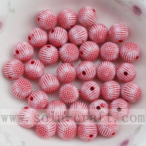 Fashion round Washed jewelry acrylic accessory bead