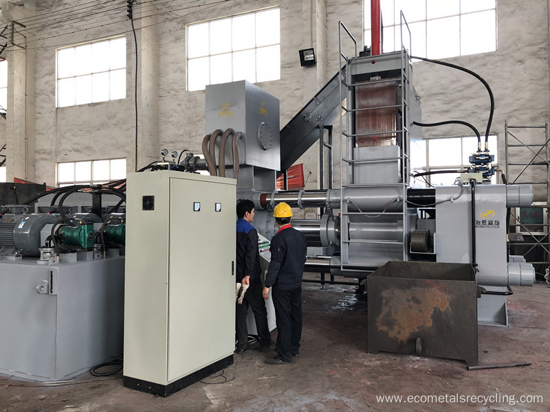 1000ton Horizontal Steel Crumbles Briquetting Press Machine