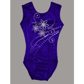 2014 Competition Gymnastics Leotards with Crystal Rhinestone