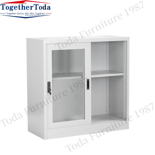 Metal Filling Cabinet Shelf File Sliding Door Office Cupboard Manufactory