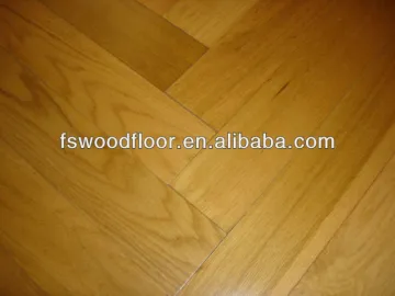 Engineered fishbone oak parquet flooring