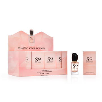 Luxury 30ml Glass Perfume Bottle with Metal Cap