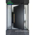Custom Modern Black Aluminum Pivot Door: Competitive Pricing and Enhanced Security for Your Entry