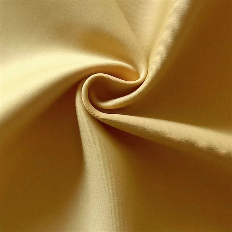 Yellow Stretch Knitting Heavy Lycra Swimsuit Fabrics