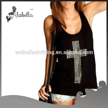 Loose tank tops wholesale black tank tops casual wear