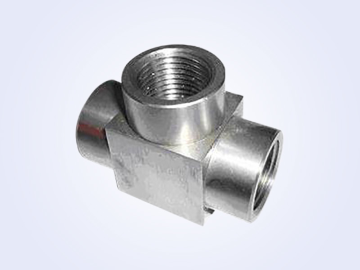 Forged Stainless Steel NPT Thread Equal Tee