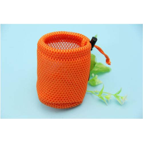 custom personalized style mesh drawstring bag pouch