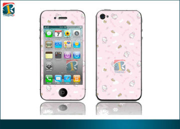 Fashion Fullbody 3m Vinyl Skin / Protective Phone Case For Iphone 4 Tc-iph4-st009/010/024/025