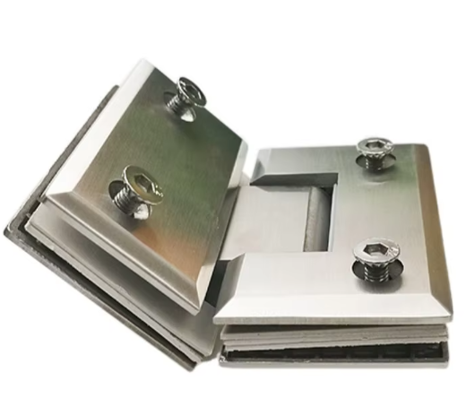 Dobradiça aberta da porta do chuveiro de vidro para vidro 135