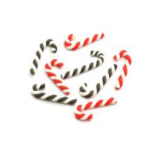 100 قطعة صغيرة مصغرة شريط الطين عيد الميلاد حلوى قصب لكريس تامز زينة الحفلات