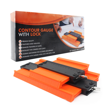 5'' and 10'' Widen Contour Gauge Set with Metal Lock - Shape Contour Gauge Duplicator Kit