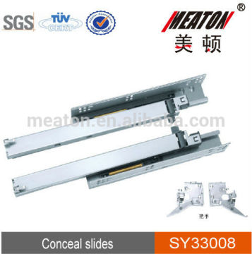 3 Fold Undermount Full Extension Drawer Slides