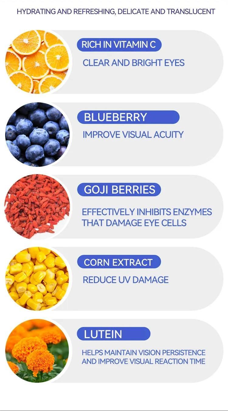 Dietary Fiber Supplement Plant Extract Lutein Improve Eyesight Blueberry Drink Lutein Drink