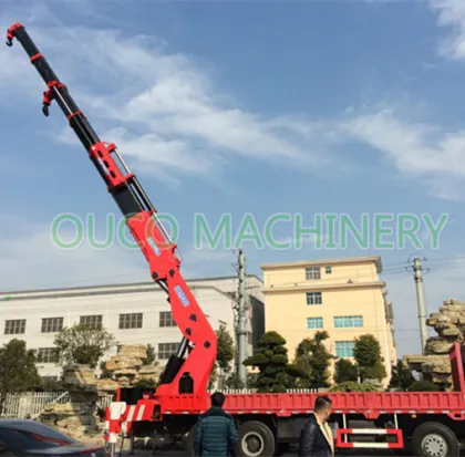 OUCO Telescopic Boom Equipment Truck Mounted Crane