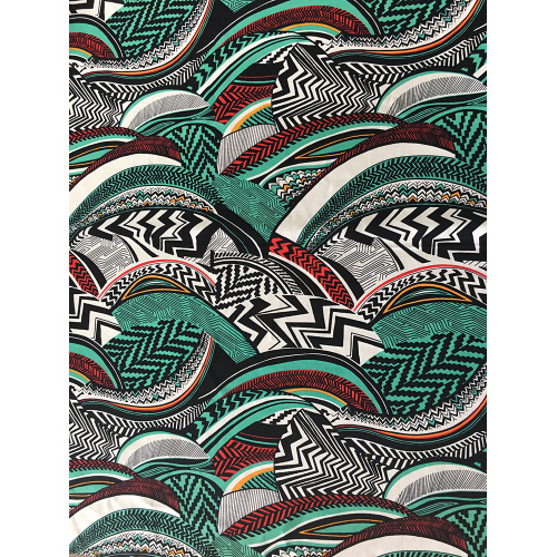 Geometric Joint Rayon Poplin 45S Light Printing Fabric