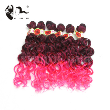 2016 new arrival names of different Ombre Color wholesale synthetic hair Extension