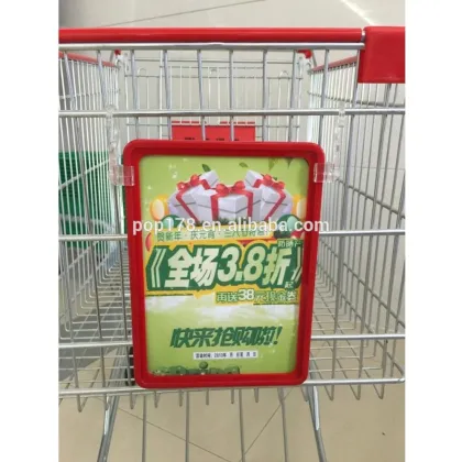 plastic frame/poster frame/picture frame for trolleys