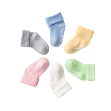 Vivid Color Autumn And Winter Warm Children Socks Kids Sports Floor Anti-slip Baby Socks