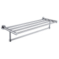 Bathroom Shelf With Towel Bars In Chrome