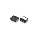 USB-C 6-pin mid-mount female connector