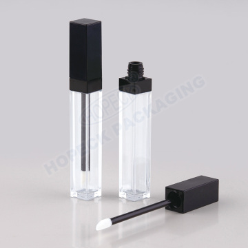 square shape plastic lip gloss tube
