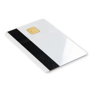 Blank pvc card with loco magnetic stripe