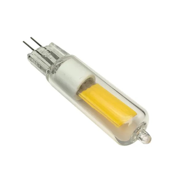 220V G4 LED COB 5W Bi-Pin Glass Spot Light - No Flicker