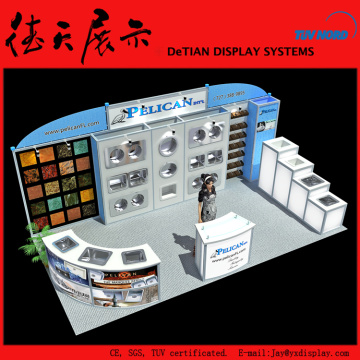 6x3 Custom-made Shanghai Aluminum Kitchen and bath supplies Booth