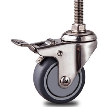 light duty Plate Swivel TPR Caster Wheel