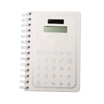 8 Digits Notebook Calculator with 70 Pages Paper