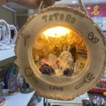 Wholesale DIY Natural Crystal Lamps for Home Decoration