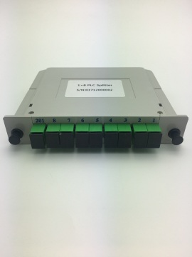 PLC SC/APC 1*8 Insert Type Splitter