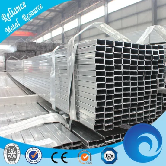 RECTANGULAR SHAPE PRE GALVANIZED STEEL TUBE SPECIFICATION
