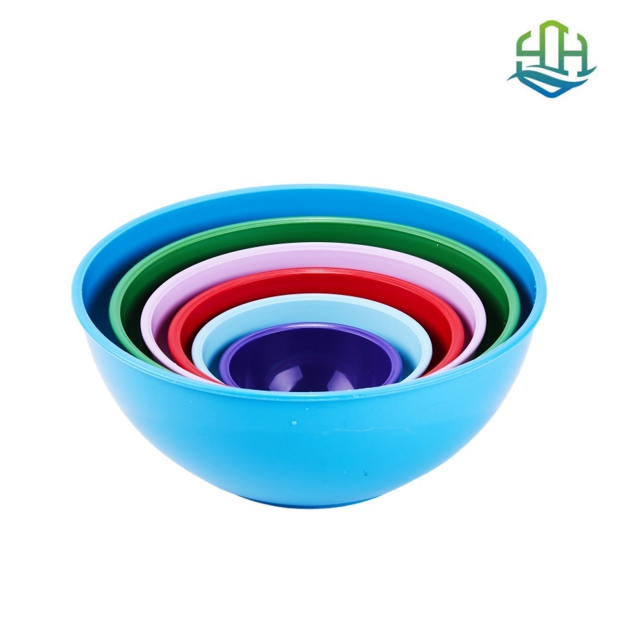 Ensemble de bols en plastique de qualité alimentaire 6 pièces