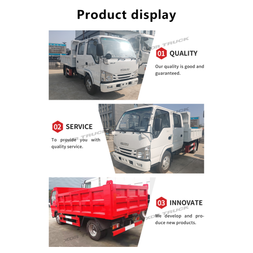 Caja de elevación de camiones de Dumper Duty de ISUZU LIGHT 3T